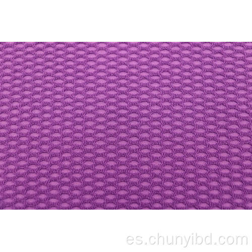 Tejido de felpa Jacquard 100% poliéster